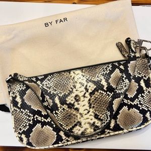 Bar Far leather clutch, brand new never used